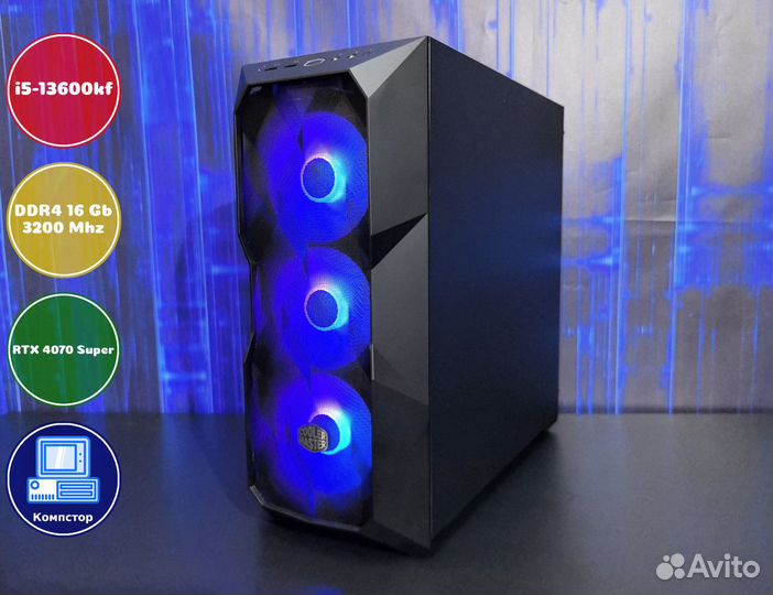 Компьютер новый i5-RTX4070SUP-16DDR4-EXR531460-B760