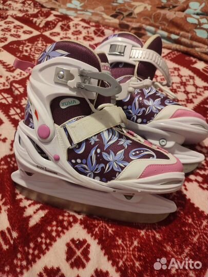 Коньки раздвижные 30-35