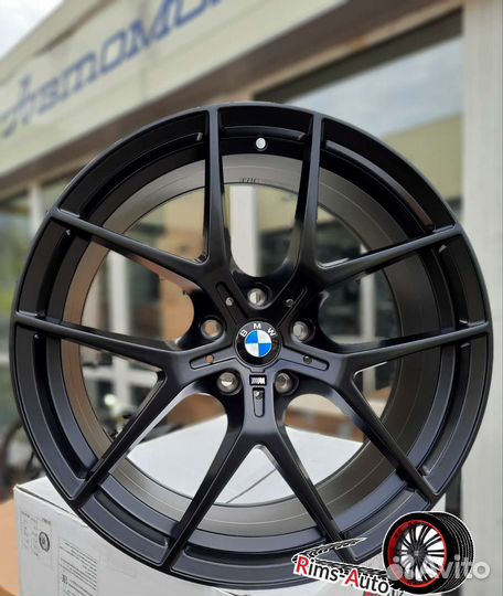 Одноширокие диски на BMW r18 5x120 чёрный матовый