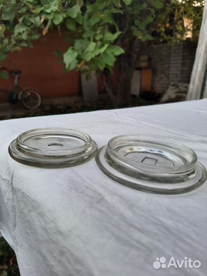 Крышки стеклянные для банок, СССР