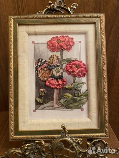 Вышитая картина. Ручная работа. 27х21 см