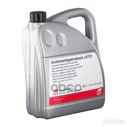 Масло АКПП 5Л MB 236.15 ATF 100706 Febi