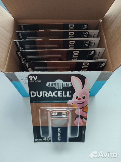 Батарейки duracell krona 9v