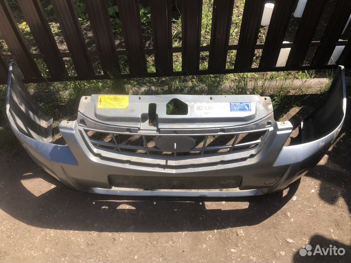 Передний бампер priora 2 седан цвет кварц, б/у