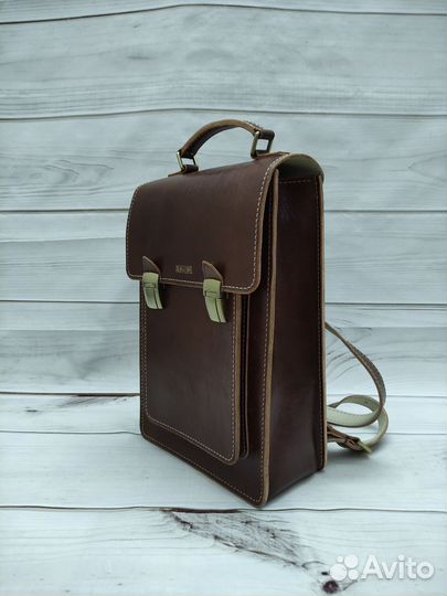 Рюкзак натуральная кожа ручная работа