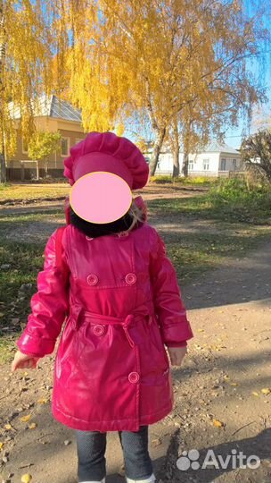 Плащик на девочку+ берет