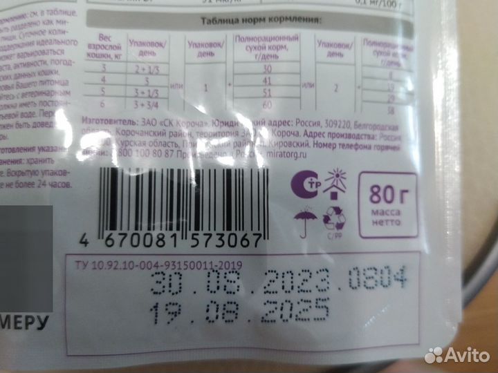 Корм renal для кошек