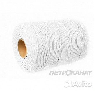 Шнур плетеный универсал бобина 6,0 мм (300 м) белы