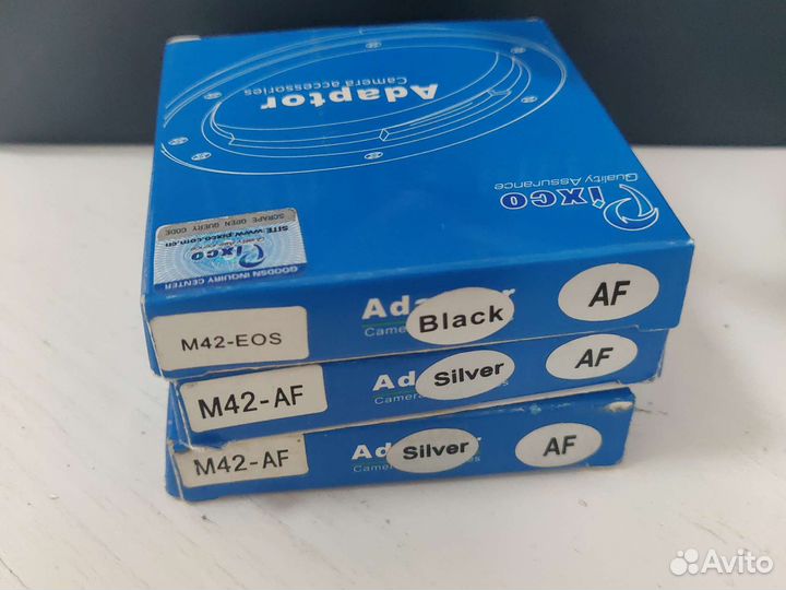 Переходник для объектива m42 Sony и Canon с чипом