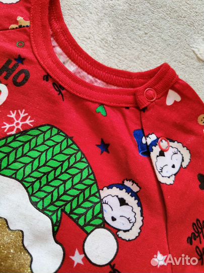 Новогодняя детская пижама clever