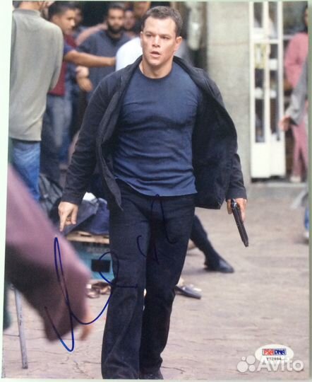 Автограф : Matt Damon / Мэтт Деймон / Bourne