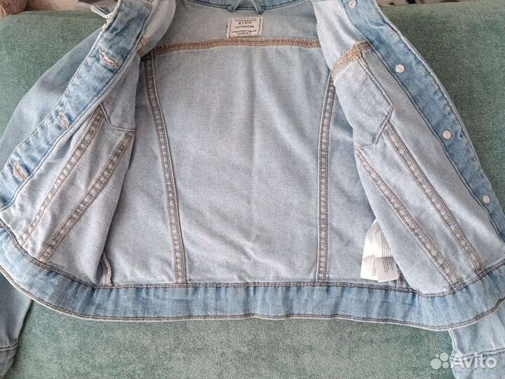 Джинсовая куртка для девочки 122