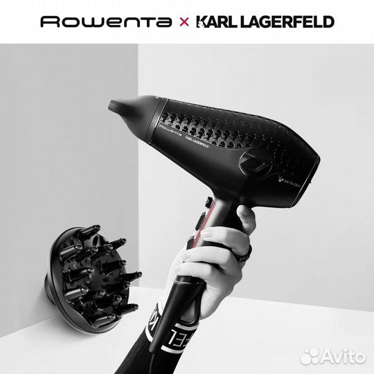 Фен Rowenta x Karl Lagerfeld CV613LF0/CV184LF0