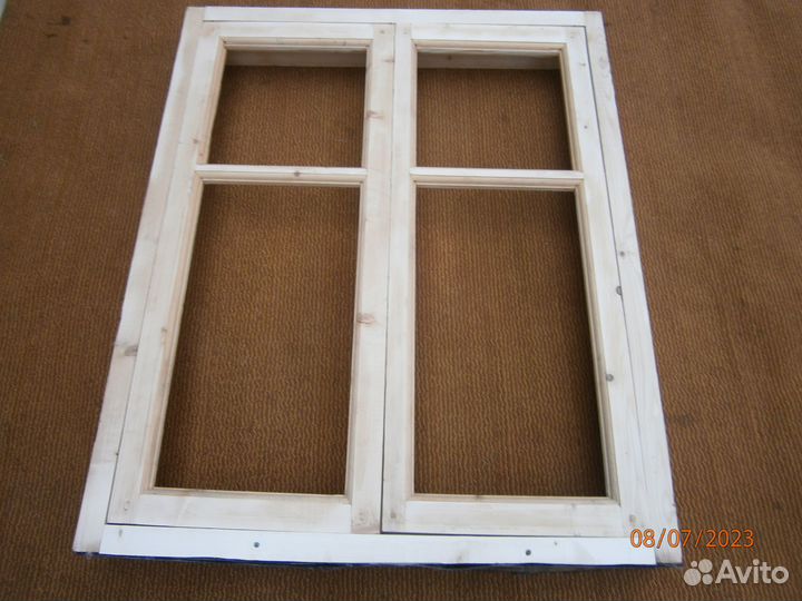Оконный блок деревянный