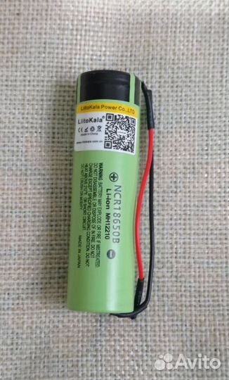 Аккумуляторы 18650 LiitoKala 3400 мАч с проводками