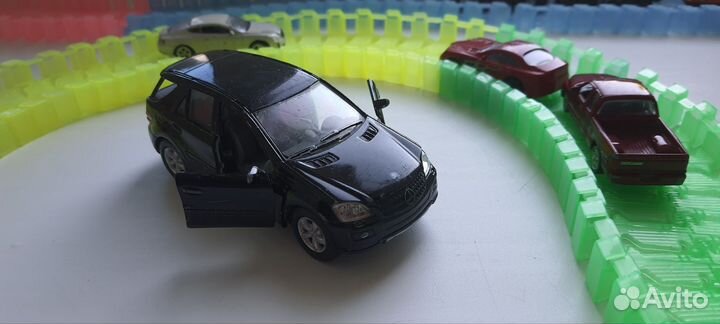 Дорога Автотрек + машины