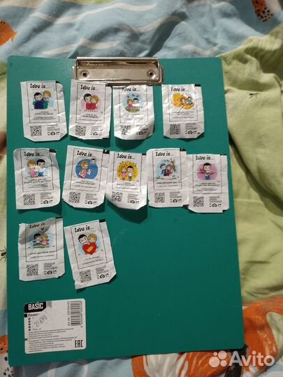 Вкладыши от конфет Love is
