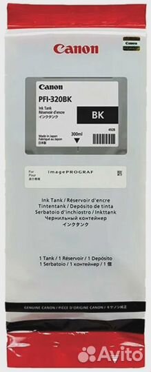 Картридж Canon PFI-320BK для TM-200/TM-205/TM-300