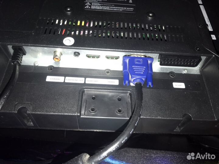 Монитор/телевизор Lentel, в рабочем состоянии