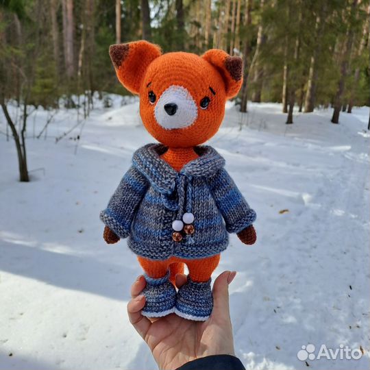 Мягкая игрушка лисенок