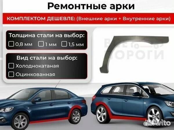 Ремонтные арки Honda Mobilio 1 Дорестайлинг