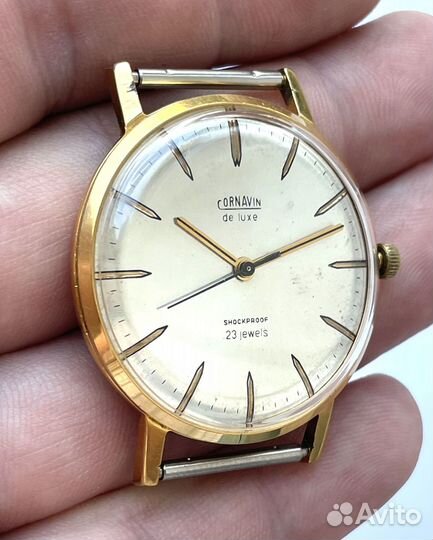 Часы Cornavin DE luxe делано в СССР