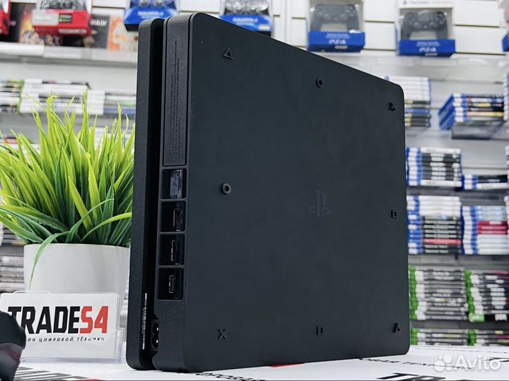 PS4 Слим + 2 Джойстика + Игра