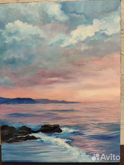 Картина маслом на холсте пейзаж