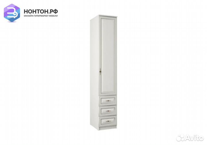 Пенал Габриэлла с ящиками вудлайн кремовый / санда