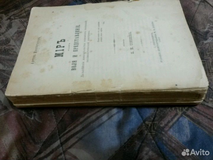 Шопенгауэр А. Мир как воля и представление 1893г