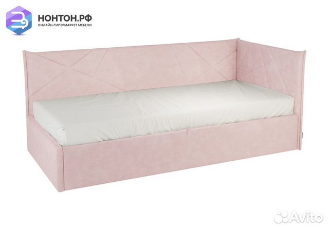 Кровать Бест 0.9 розовая