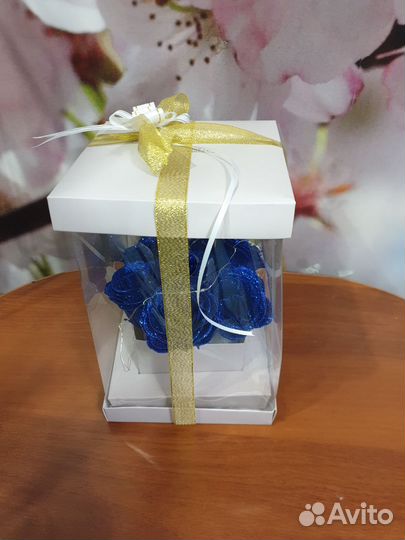 Handmade Букет из мыльных роз светящийся