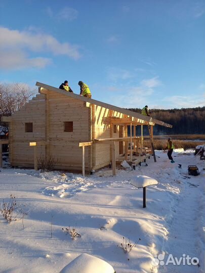 Клееный брус с доставкой