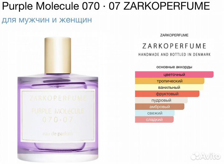 Духи Zarkoperfume Purple Molecule 070.07 100мл