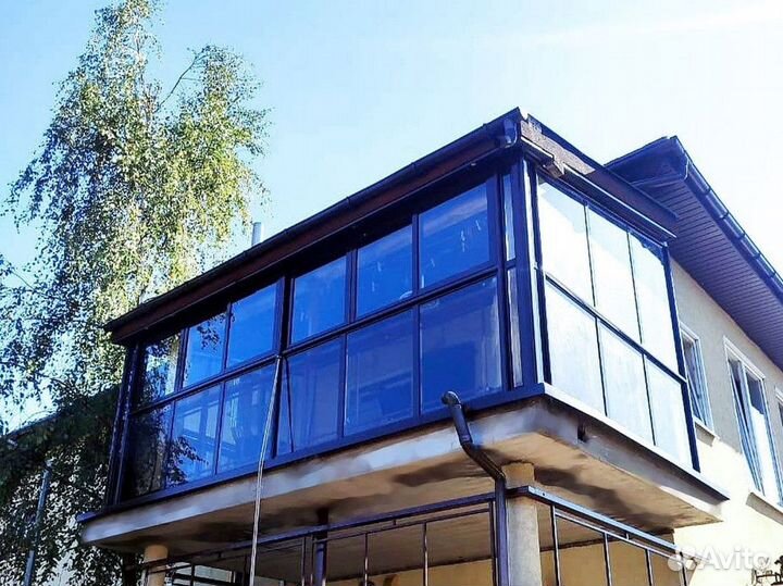 Алюминиевые окна новые