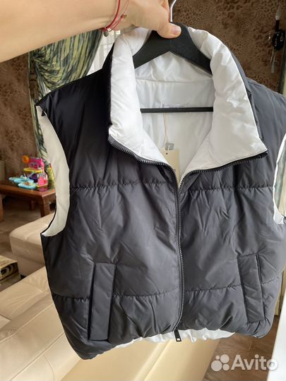 Жилетка новая двусторонняя для девочки Mango 168 М