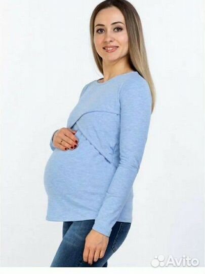 Лонгслив для беременных.Удобная Блузка