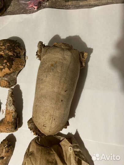 Кукла СССР редкая. Пресопилки. Части тела. На вост