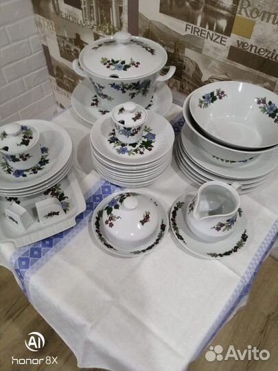 Сервиз столовый новый