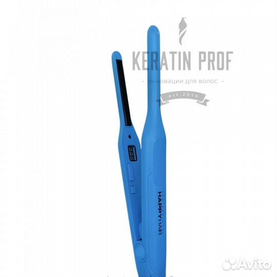 Утюжок для челки титановые пластины happy hair