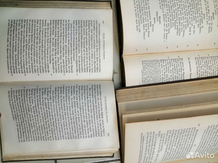 Старые книги 11 шт, 1896 на немецком 