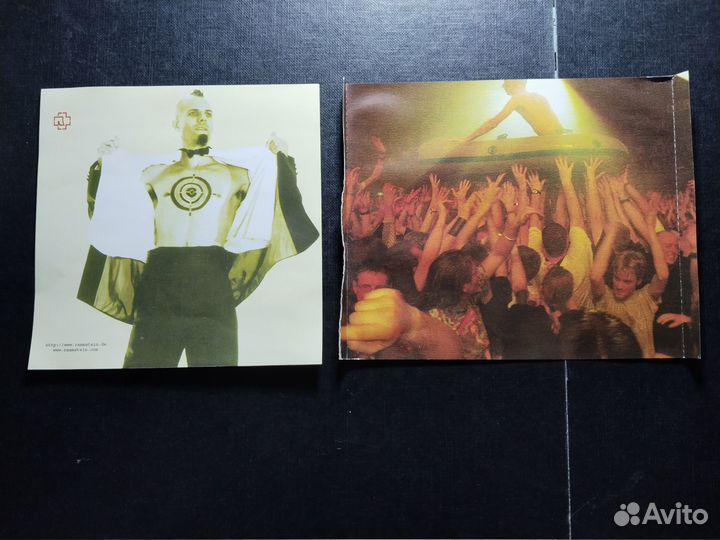 CD Rammstein - Feuer Frei полиграфия 2003 Motor mu