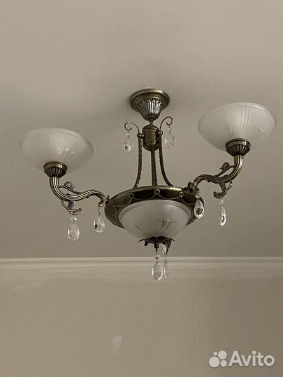 Люстра потолочная бронза, леруа мерлен