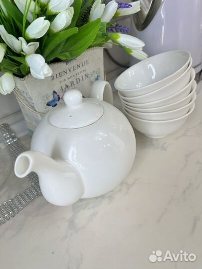 Чайник заварочный +пиалки