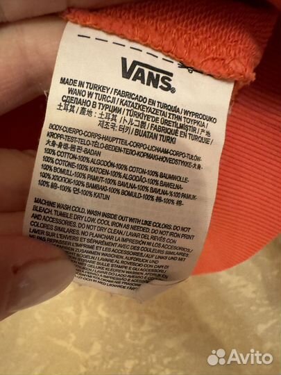 Толстовка/свитшот vans/Tommy Hilfiger оригинал