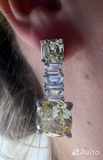 Серьги серебро 925 проба