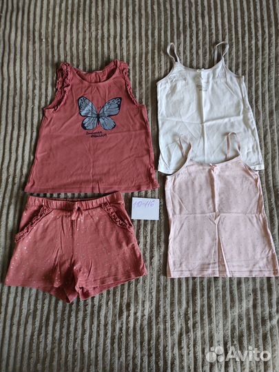 Пакет летней одежды для девочек 116