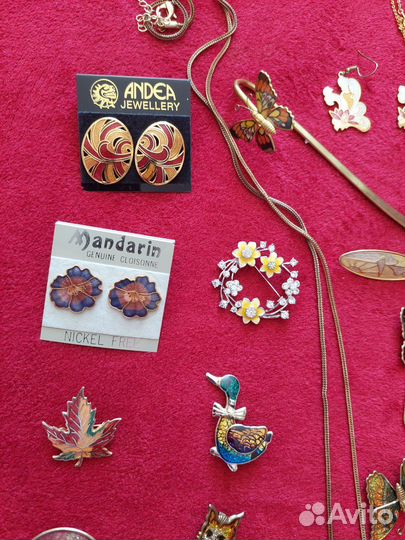 Брошь и колье