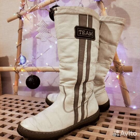 Сапоги женские зимние натуральная кожа 40