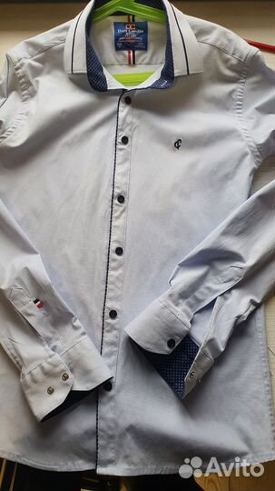 Рубашка для мальчика 164 новая на кнопках